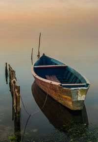 Boat in sea