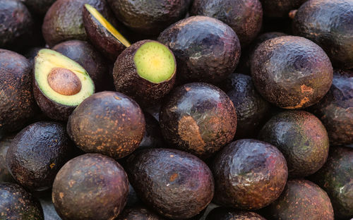 Full frame shot of fruits in market