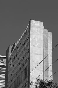 Low angle view of modern building