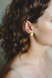 Close-up portrait of woman