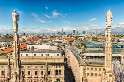 Cityscape against sky