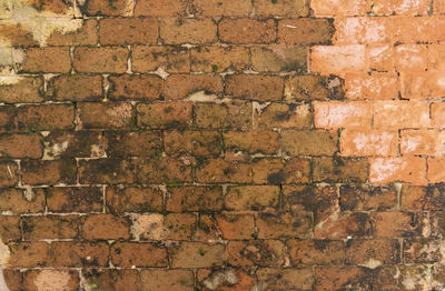 The pattern of white color painted cover the trace of white old concrete wall cracked