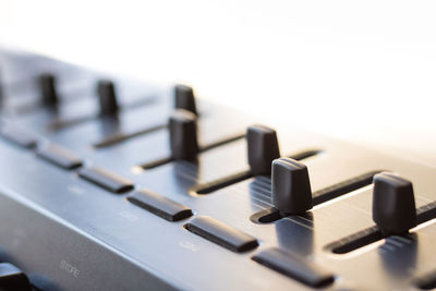 Close-up of computer keyboard