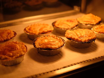 Close-up of cupcakes