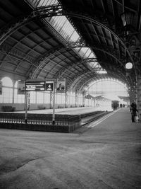 Interior of railroad station