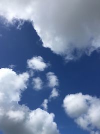 Low angle view of cloudy sky