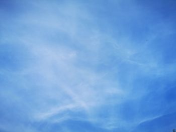 Low angle view of vapor trail in sky