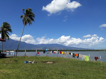 Group of people on beach