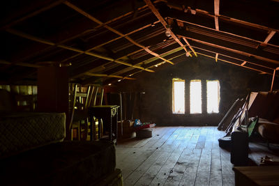 Interior of empty chairs