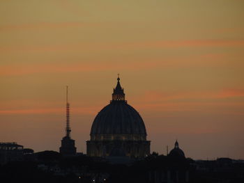 Cathedral against sky during sunset