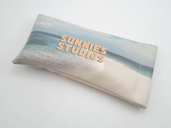 Close-up of text on white background