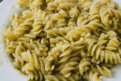 Close-up of pasta in plate