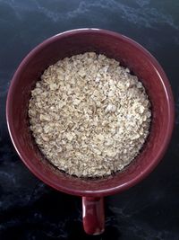 Close-up of breakfast in bowl