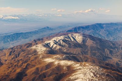 Aerial view of mountains