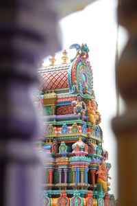 Low angle view of temple building