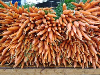 Full frame shot of vegetables for sale at market stall