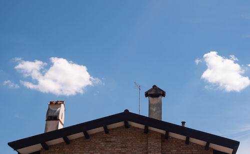 Low angle view of building against sky