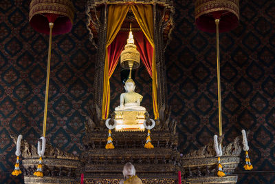 Statue of buddha in temple