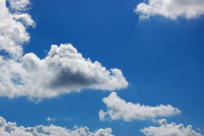 Low angle view of clouds in sky