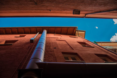 Low angle view of building against sky