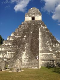 Low angle view of historical building