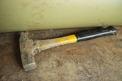 Close-up of food on table