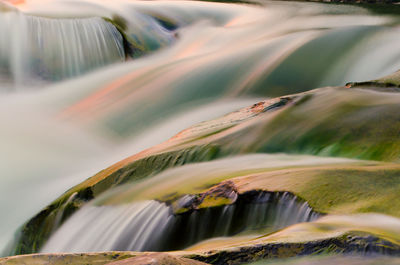 Blurred motion of waterfall