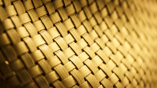 Full frame shot of wicker basket