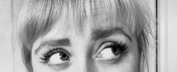Close-up portrait of woman