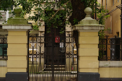 View of lanterns on building