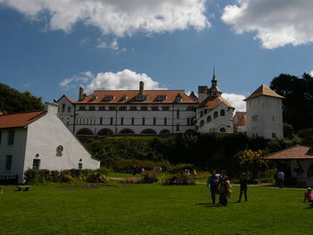 Buildings against sky