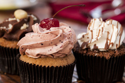 Close-up of chocolate cake