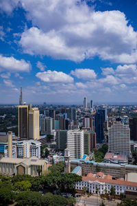 Cityscape against sky