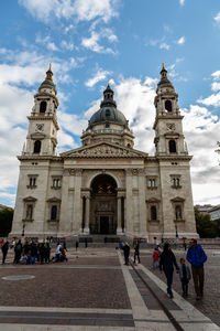 Low angle view of  st. stephen's basilica 
