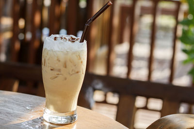 Ice cream in glass