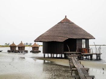 Pier on water