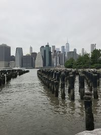 View of modern buildings in city