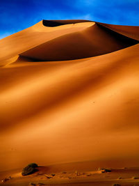 Scenic view of desert against sky