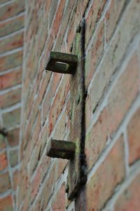 Close-up of metal door