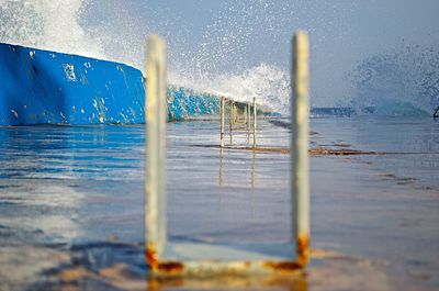 Calm blue sea
