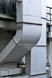 Low angle view of air duct