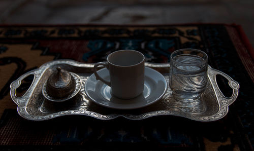  coffee cup on table