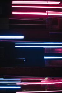 Full frame shot of illuminated light trails