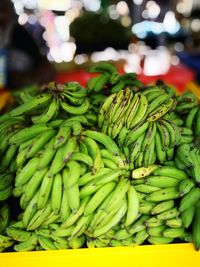 Close-up of vegetables for sale at market stall