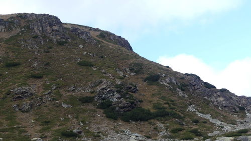 Scenic view of mountain against sky