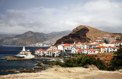 Houses at seaside