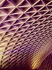 Low angle view of modern ceiling