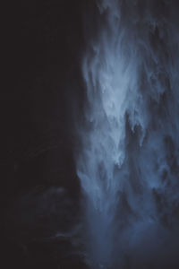 Close-up of waterfall