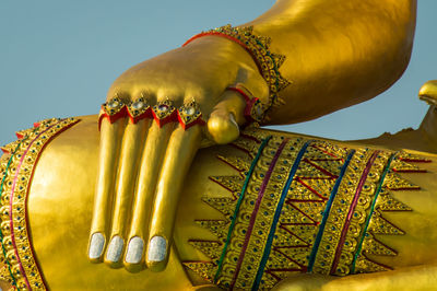 Sculpture of buddha statue at temple