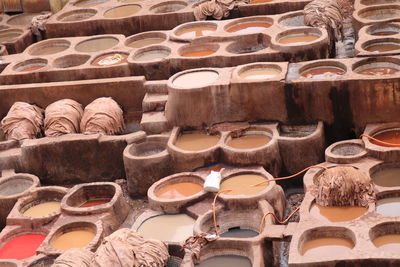 Full frame shot of objects for sale